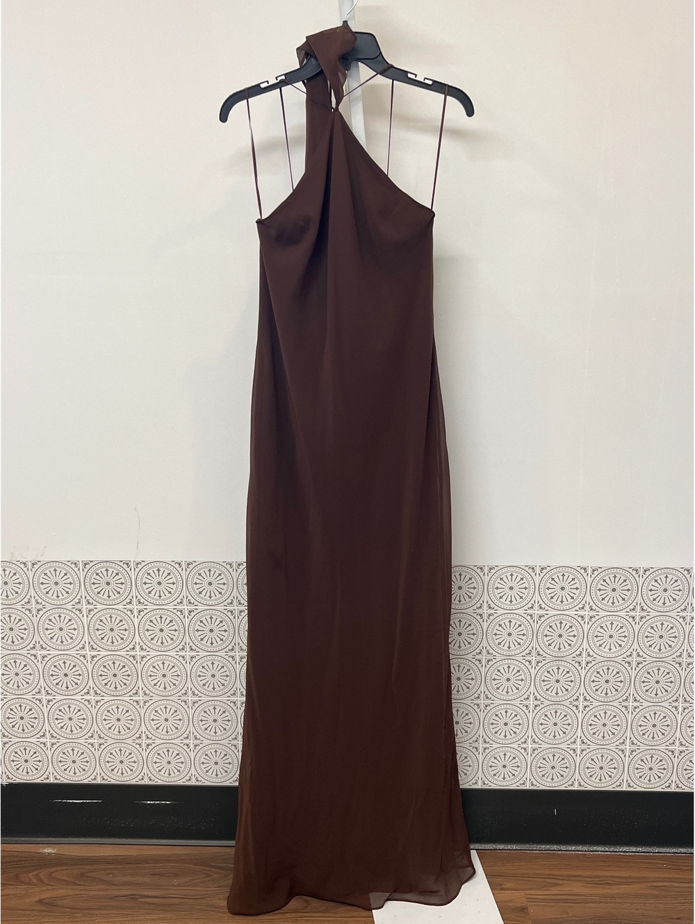 Amanda Uprichard Ashton Maxi Dress in Cocoa - Picture 3 of 9